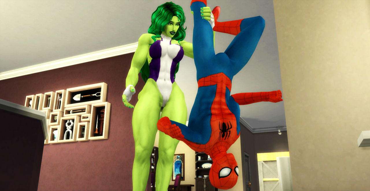Rule34 – If it exists, there is porn of it / she-hulk, spider-man / 11496498