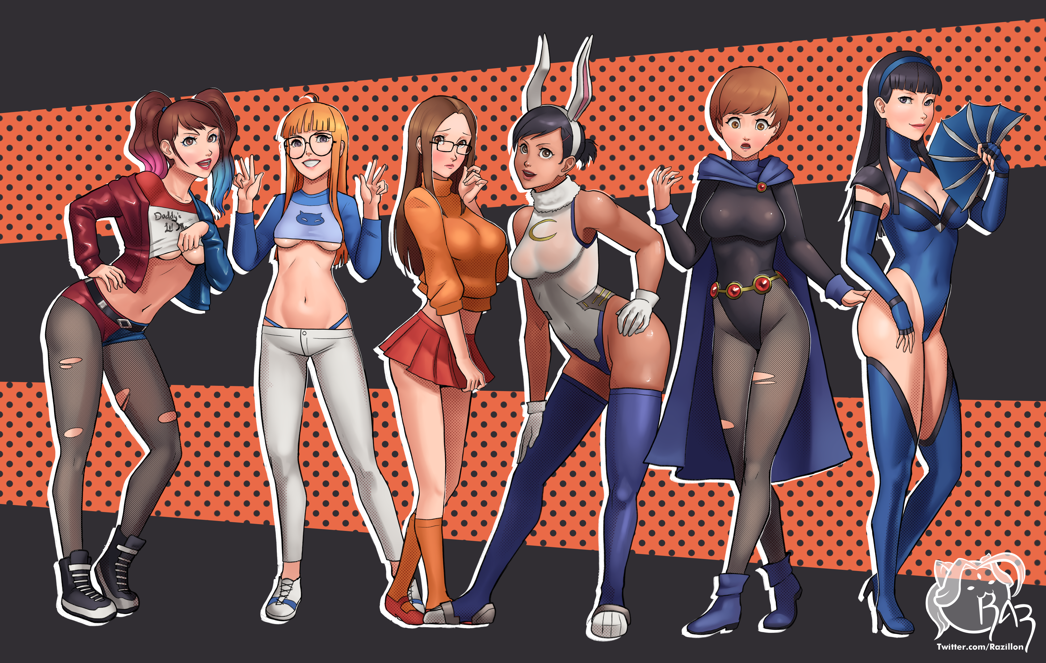 Rule34 – If it exists, there is porn of it / amagi yukiko, fushimi chihiro, kujikawa rise, raven (cosplay), sakura futaba, satonaka chie, velma dinkley (cosplay), yuko nishiwaki / 11521556