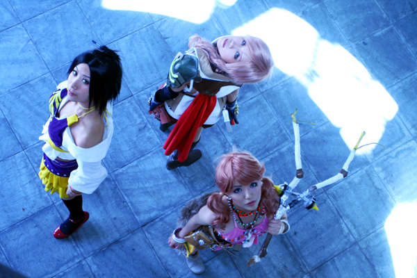 lebreau, lightning farron, oerba dia vanille, final fantasy, final fantasy xiii, photo (medium), black eyes, cosplay