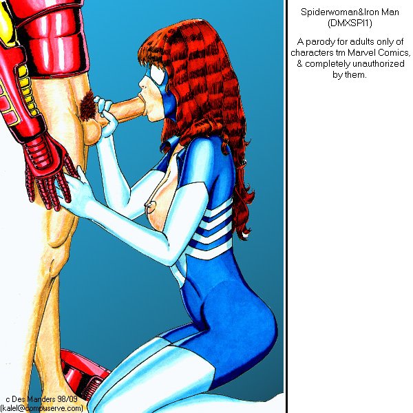 Rule34 – If it exists, there is porn of it / des manders, iron man, julia carpenter, spider-woman / 591546