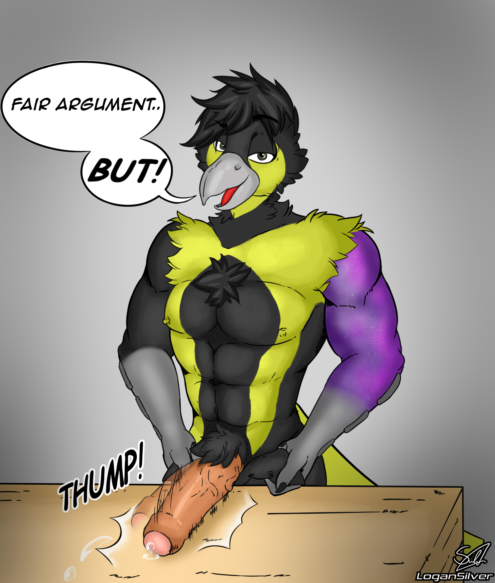 Rule34 – If it exists, there is porn of it / passerine, raven, ych (character) / 11567311