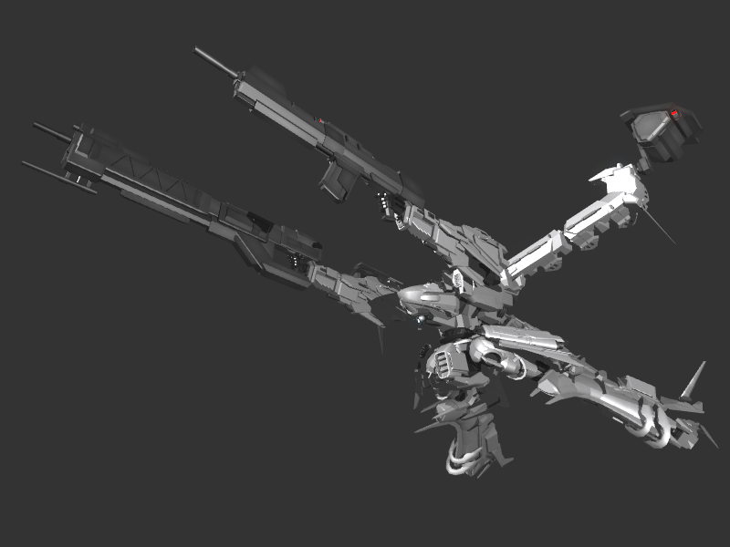 white glint, armored core, armored core: for answer, fromsoftware, gun, mecha, rifle, robot, weapon