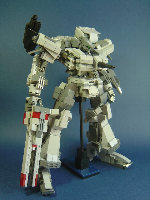 armored core, armored core last raven, fromsoftware, photo (medium), energy gun, gun, laser rifle, lego, mecha, robot, weapon