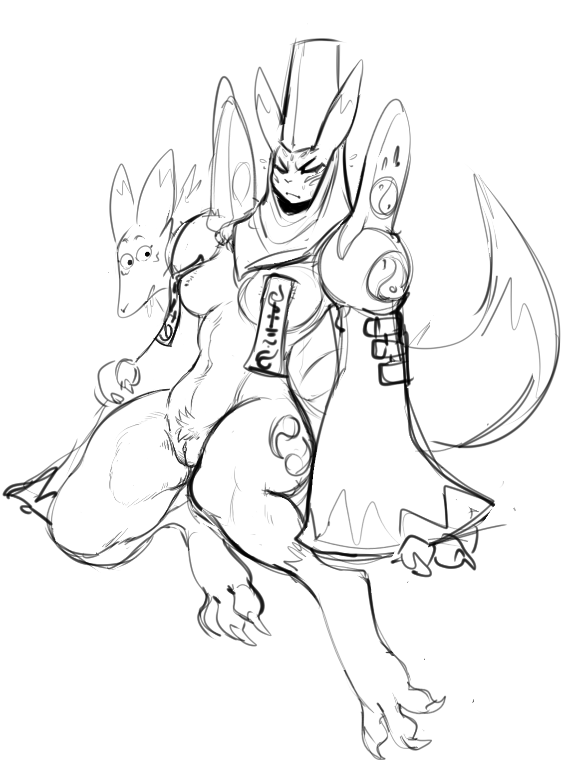 Rule34 – If it exists, there is porn of it / guoh, digimon (species), renamon, taomon / 11603718