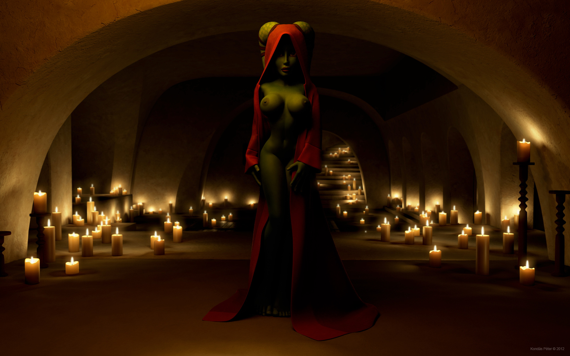 Rule34 – If it exists, there is porn of it / kondaspeter, kpeter32, aayla secura, jedi, tatooine / 594018