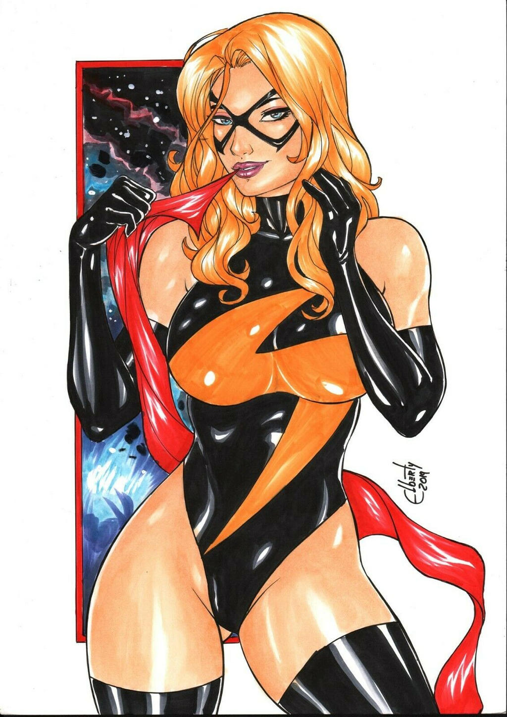 Rule34 – If it exists, there is porn of it / ed benes studio, elberty (artist), carol danvers, ms. marvel / 11625461
