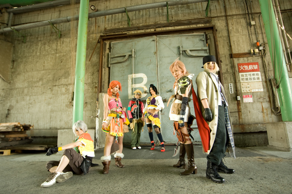 hope estheim, lebreau, lightning farron, maqui, oerba dia vanille, snow villiers, final fantasy, final fantasy xiii, photo (medium), cosplay