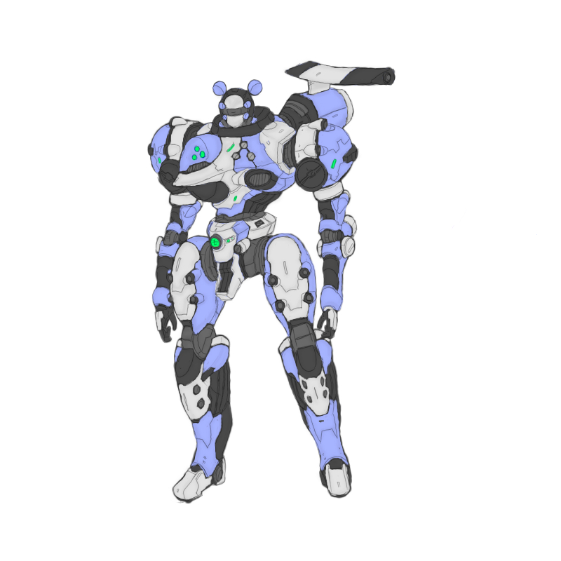 armored core, armored core 4, fromsoftware, tagme, flat color, mecha, no humans, robot, solo, white background