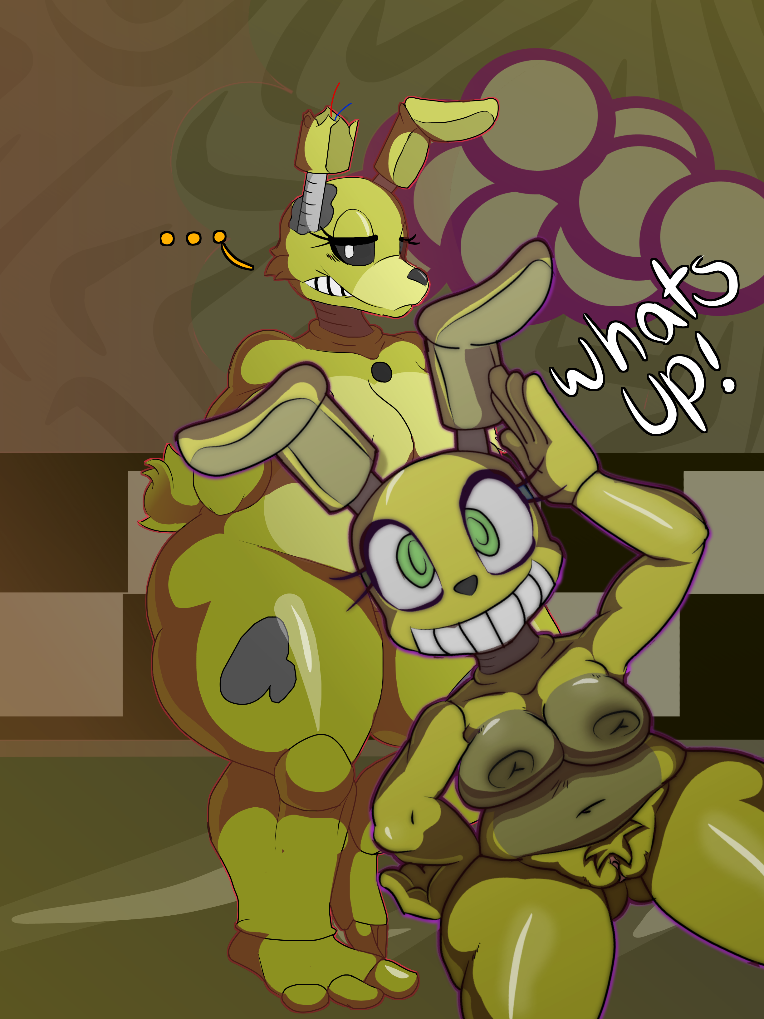 Rule34 – If it exists, there is porn of it / jaynatorburudragon, plushtrap, springtrap / 595096