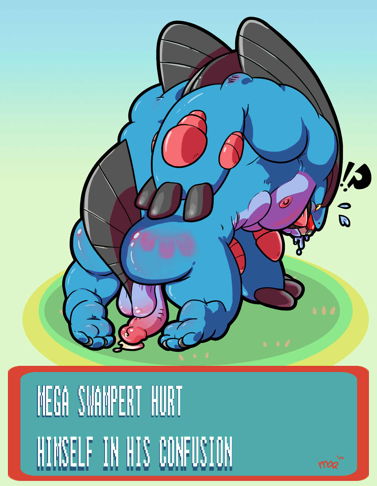 Rule34 – If it exists, there is porn of it / dogfu, virga-draconem, mega swampert, swampert / 595373