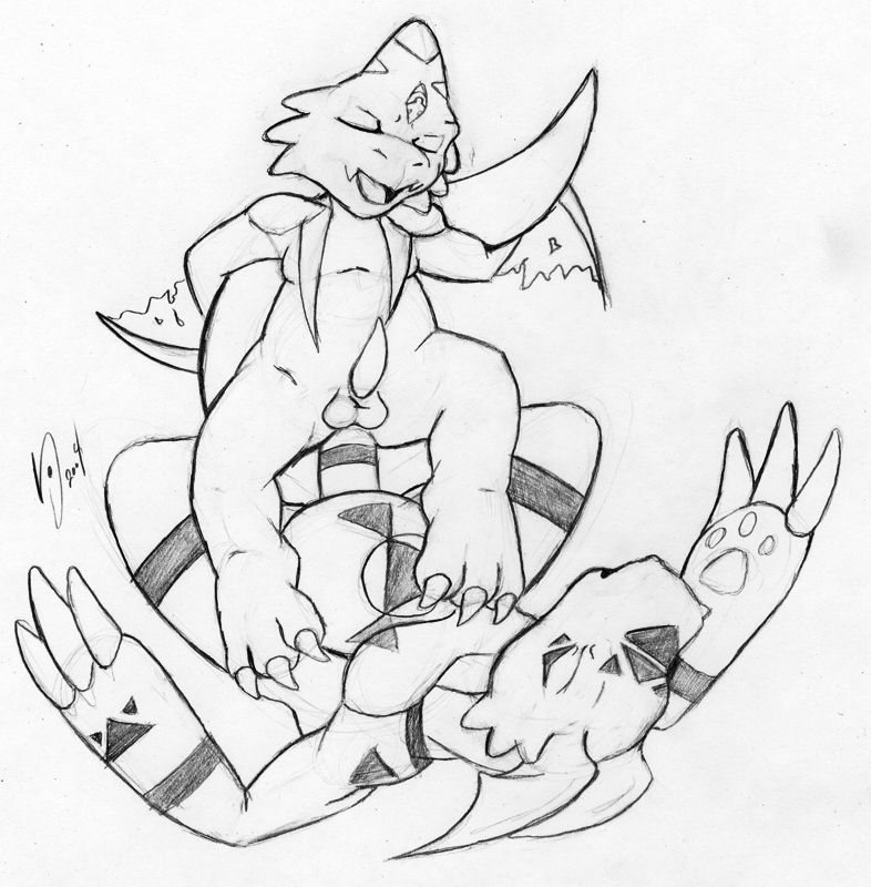 Rule34 – If it exists, there is porn of it / cth, guilmon, monodramon / 595555
