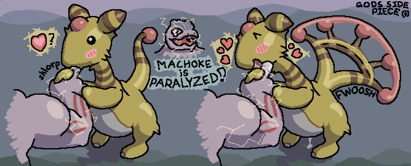 Rule34 – If it exists, there is porn of it / ampharos, machoke, pokemon (species) / 11685782