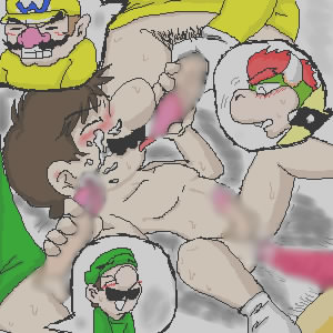 Rule34 – If it exists, there is porn of it / bowser, luigi, mario, wario / 596761