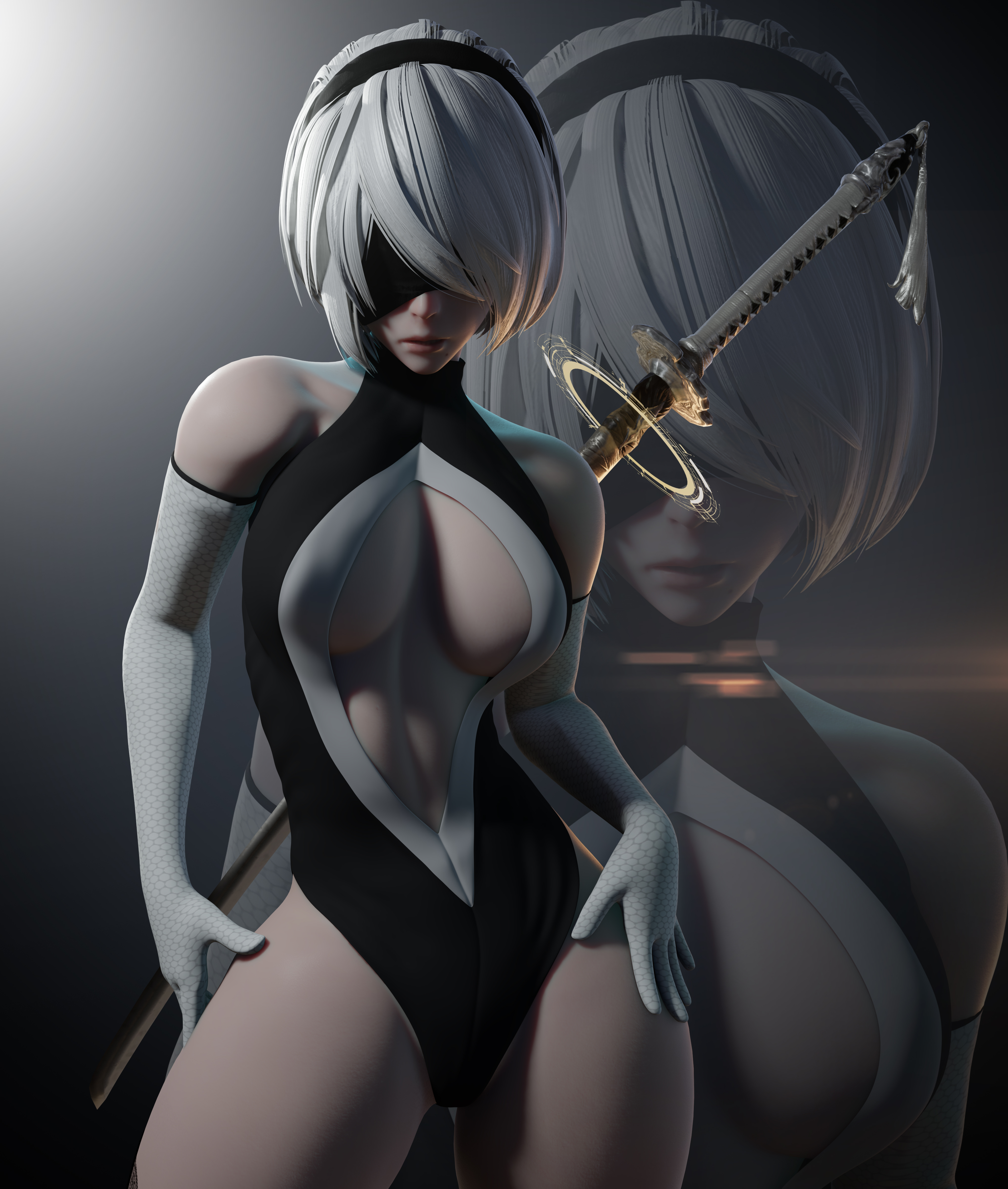 Rule34 – If it exists, there is porn of it / breadblack, yorha 2b / 11690331