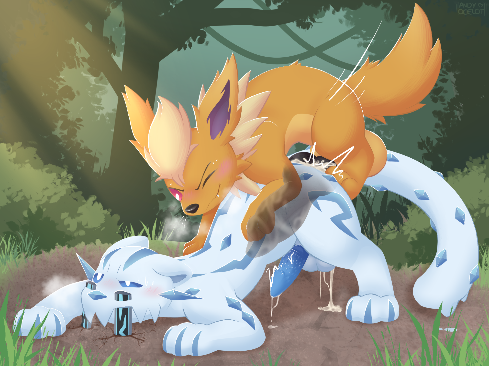 Rule34 – If it exists, there is porn of it / eeveelution, flareon, legendary pokemon, pokemon (species) / 11691070