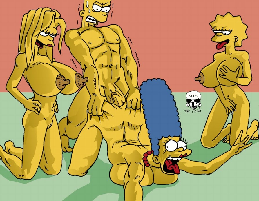 Rule34 – If it exists, there is porn of it / the fear, bart simpson, lisa simpson, maggie simpson, marge simpson / 596981
