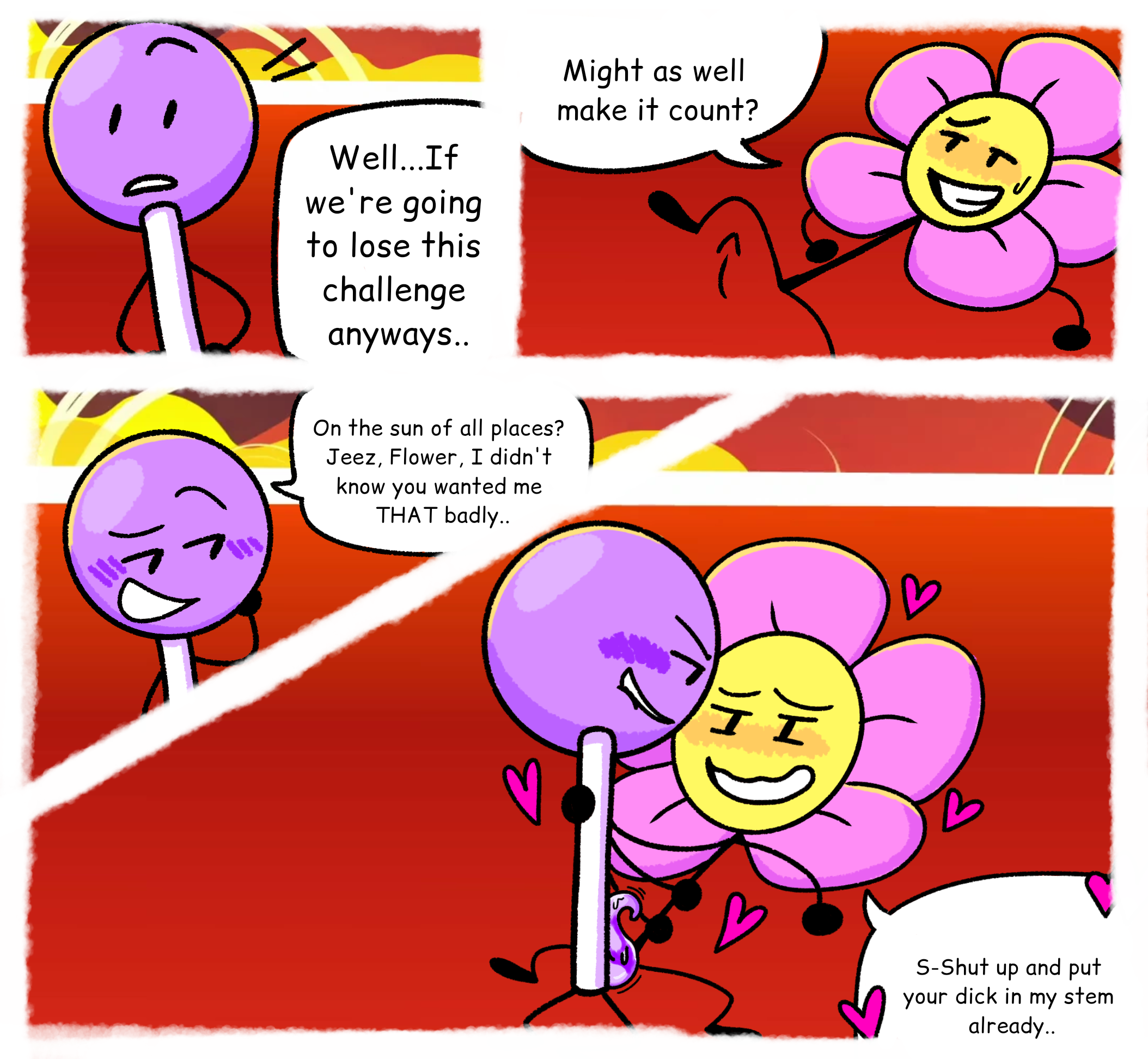 Rule34 – If it exists, there is porn of it / flower (bfdi), lollipop (bfdi) / 11694498