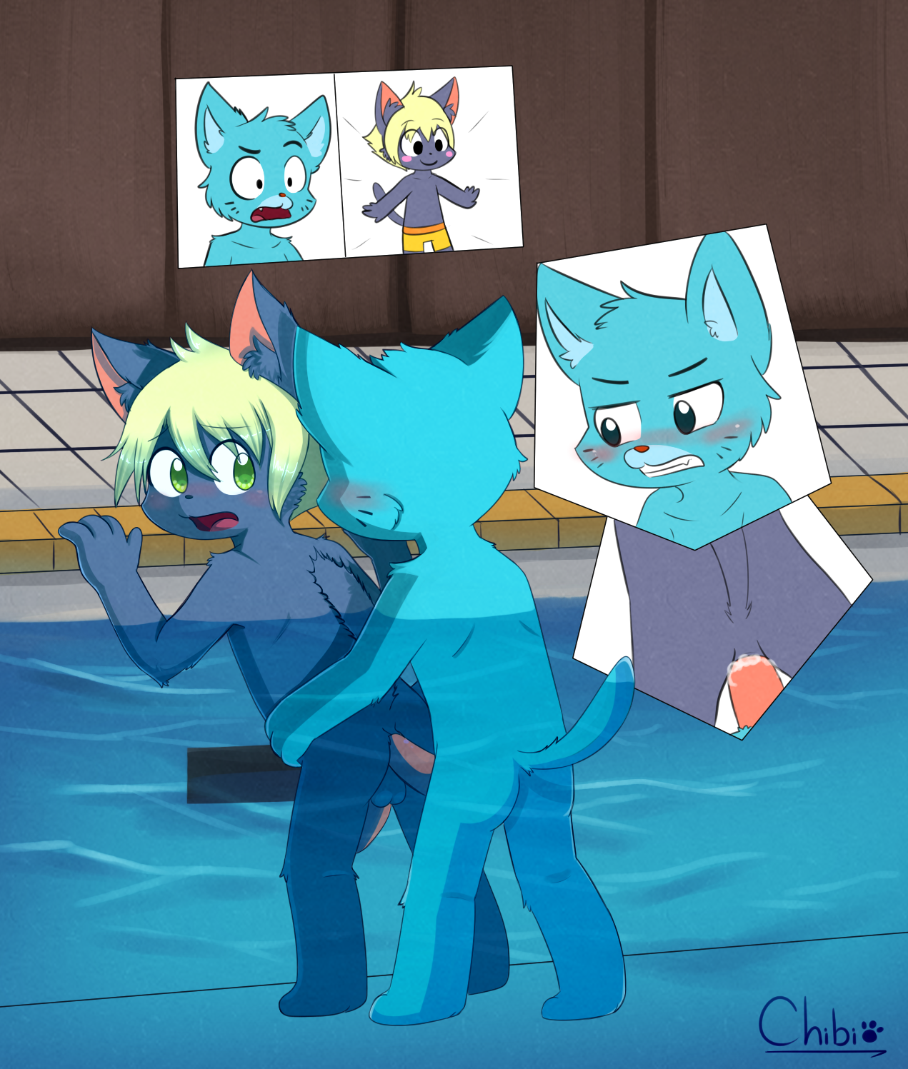 Rule34 – If it exists, there is porn of it / chibitracy, gumball watterson, original character / 597214