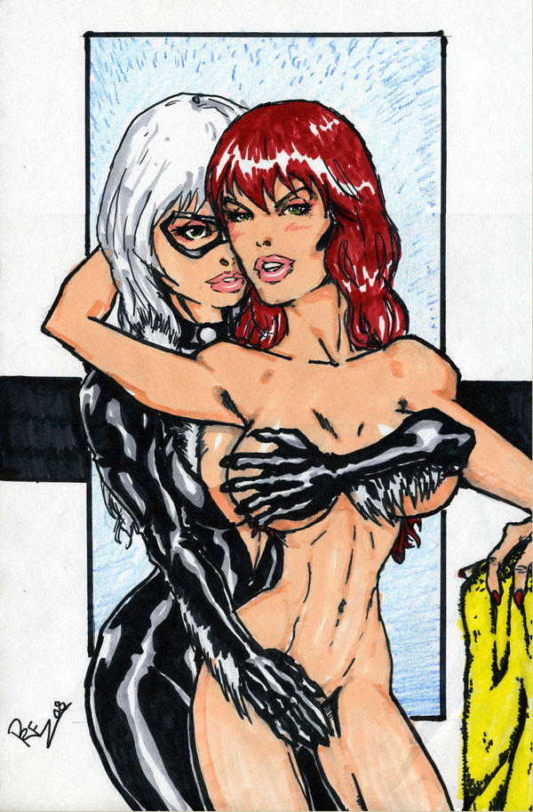 Rule34 – If it exists, there is porn of it / black cat, felicia hardy, mary jane watson / 597258