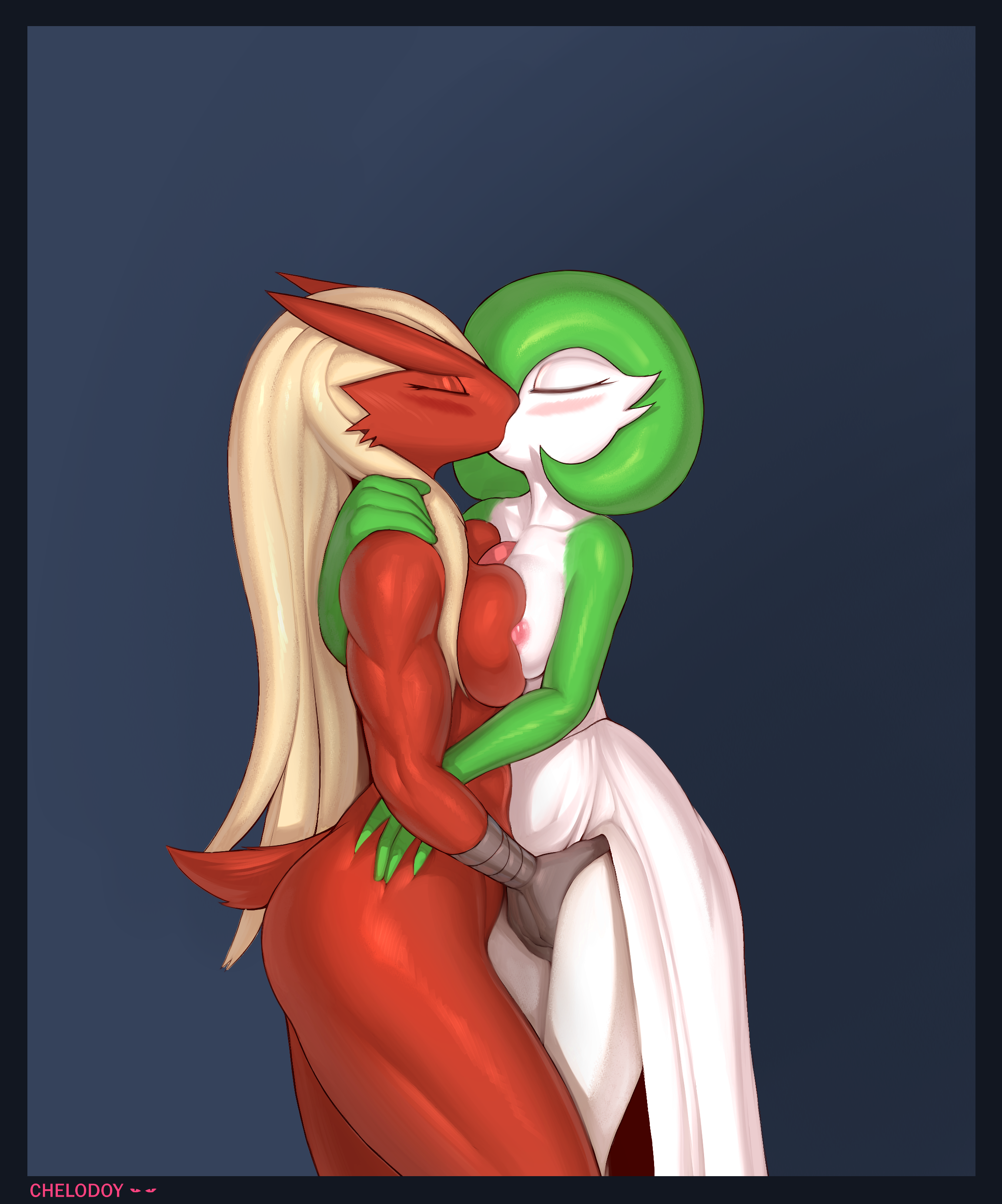 Rule34 – If it exists, there is porn of it / chelodoy, blaziken, gardevoir / 597586