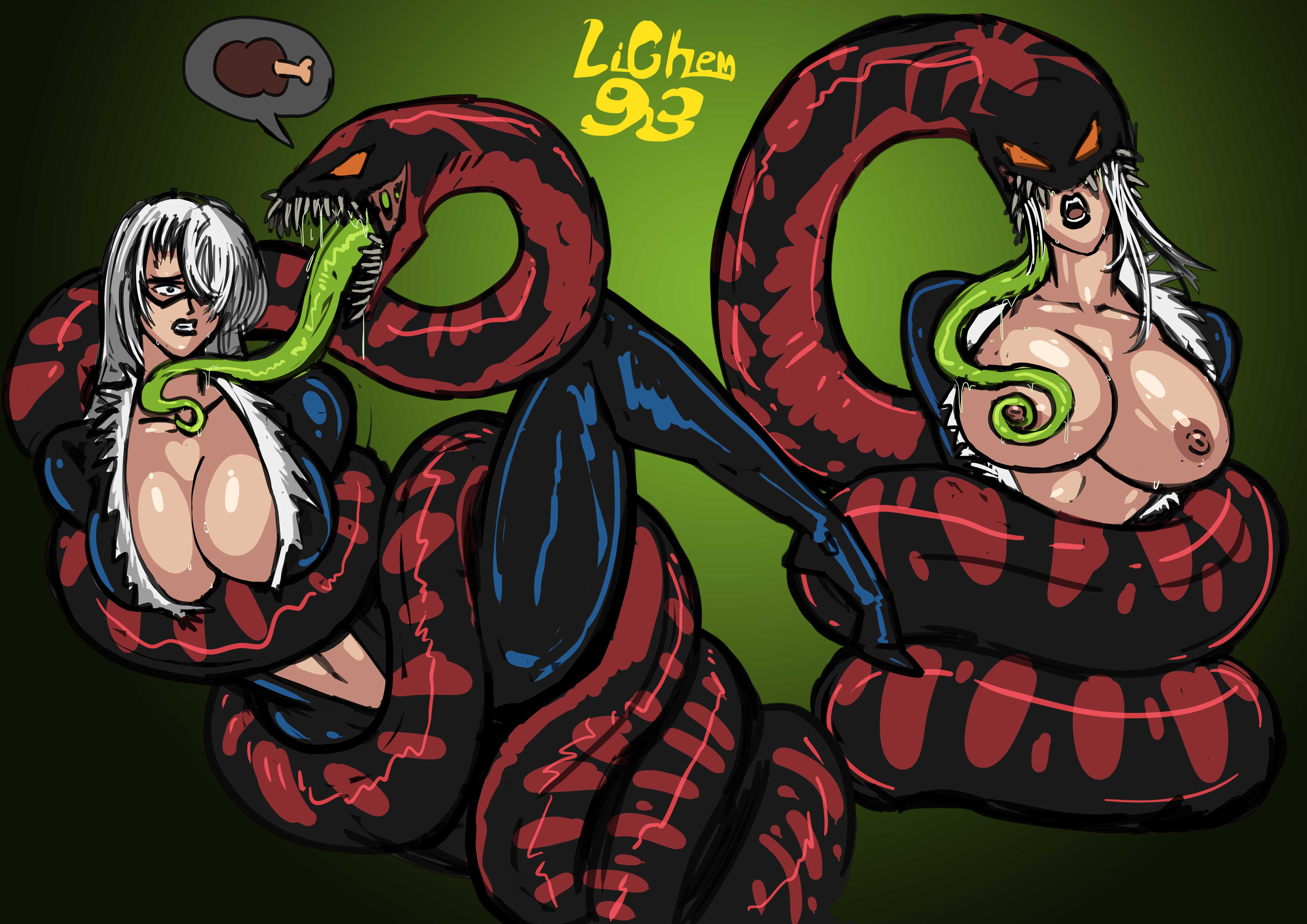 Rule34 – If it exists, there is porn of it / black cat (marvel), carnage (marvel), felicia hardy / 11709246