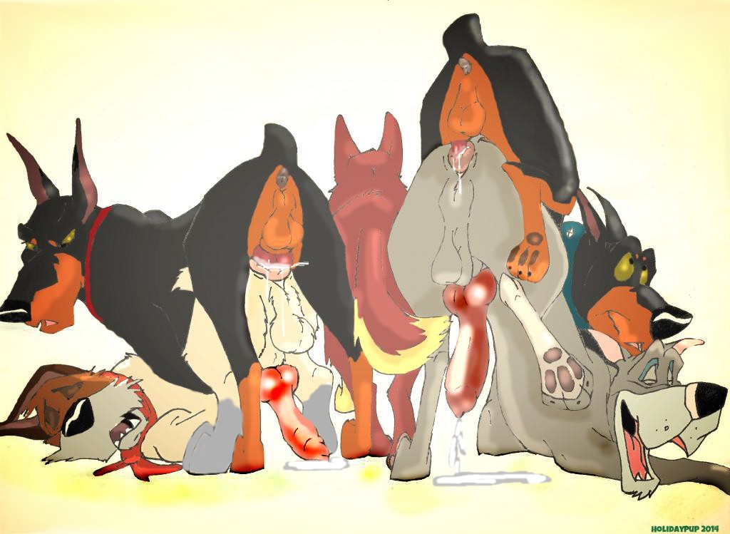 Rule34 – If it exists, there is porn of it / holidaypup, desoto, dodger, einstein (oliver and company), roscoe (oliver and company) / 597895