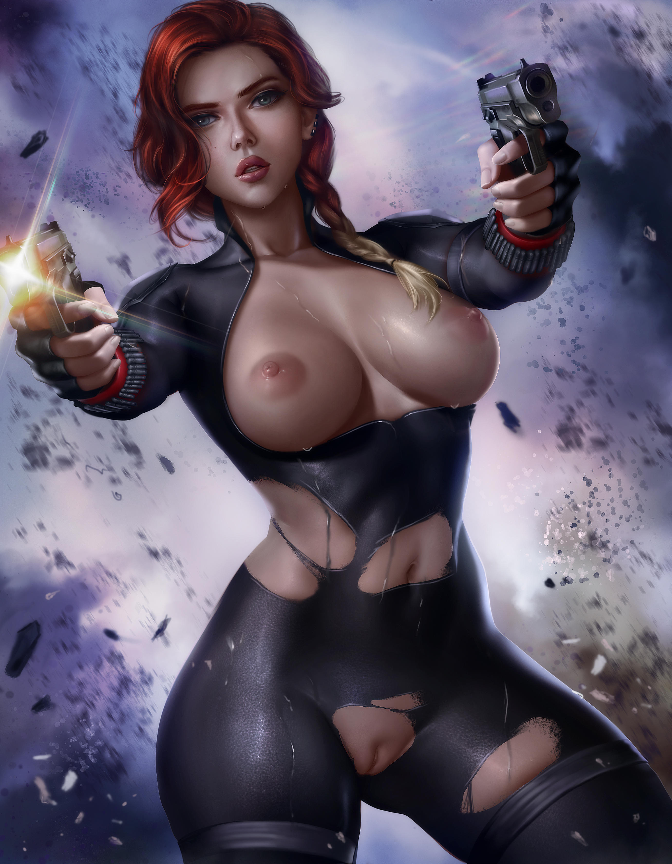 Rule34 – If it exists, there is porn of it / logan cure, black widow, natasha romanoff, scarlett johansson / 598938