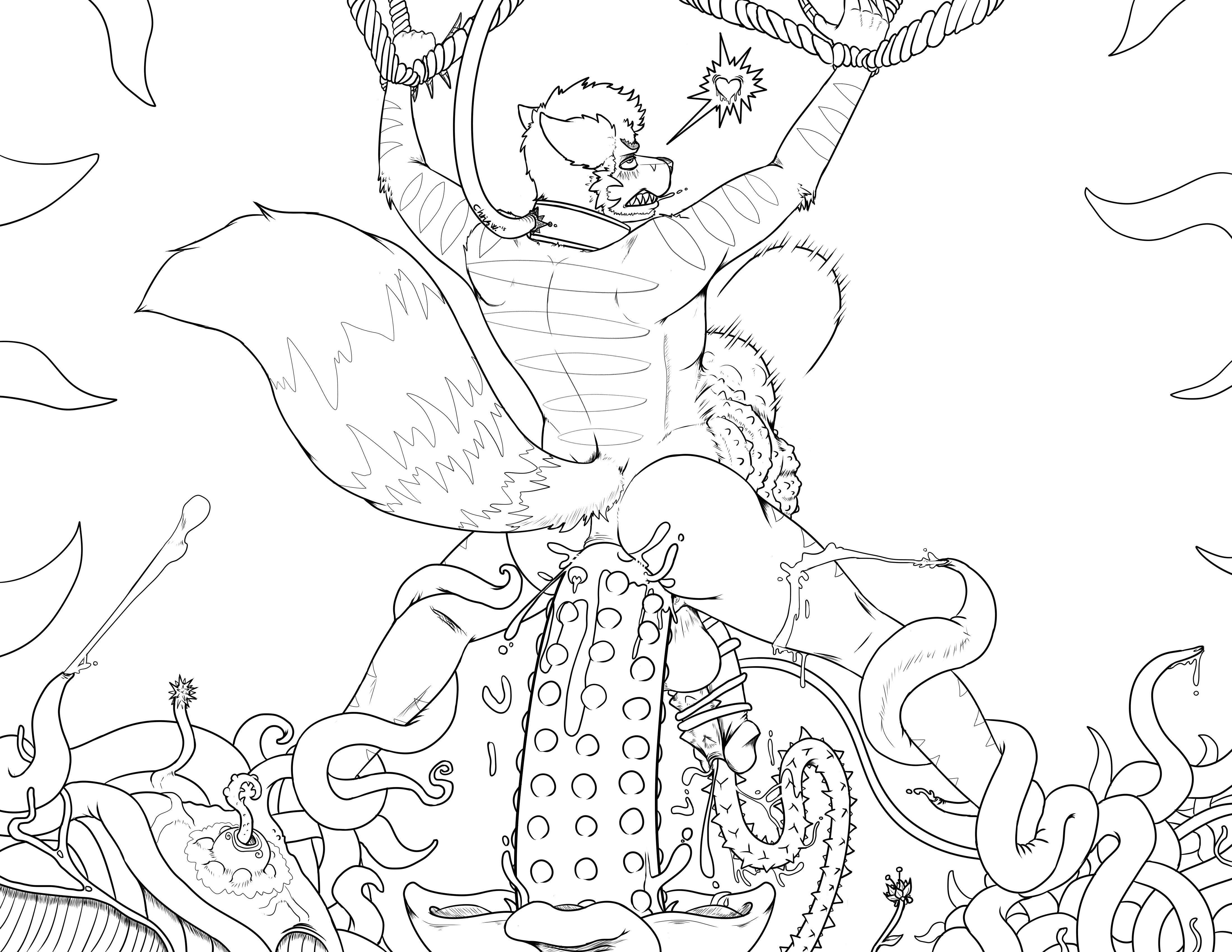 Rule34 – If it exists, there is porn of it / krazu wolfdoom, longblueclaw / 601078