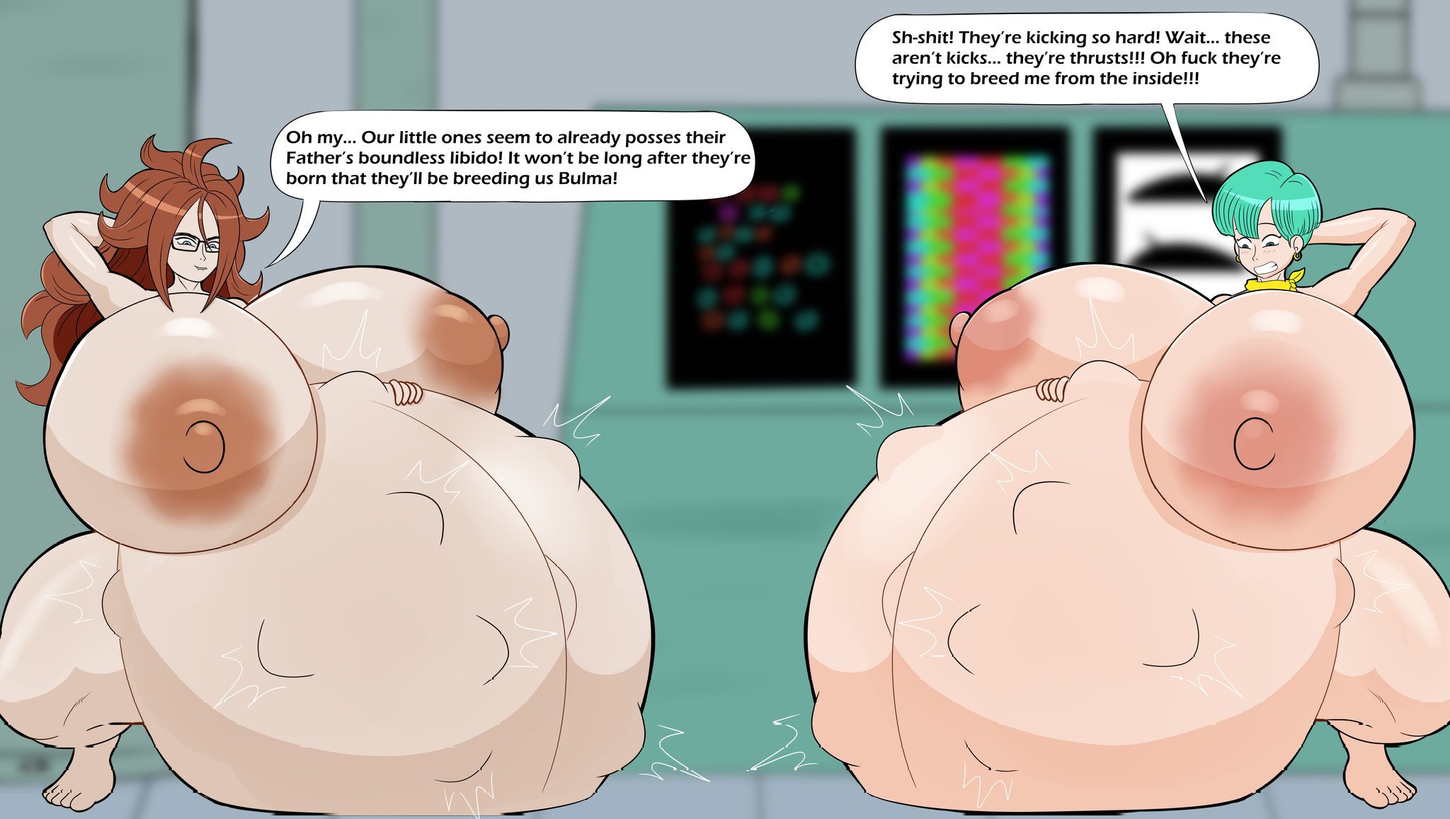 Rule34 – If it exists, there is porn of it / android 21, bulma briefs, son goku / 11798048