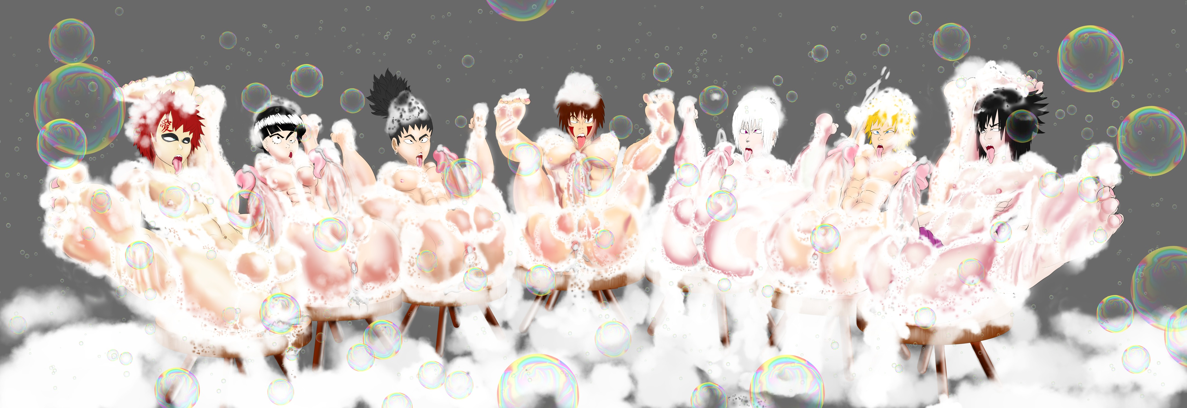 Rule34 – If it exists, there is porn of it / oli oxen fri, gaara, hozuki suigetsu, inuzuka kiba, nara shikamaru, rock lee, sasuke uchiha, uchiha sasuke, uzumaki naruto / 603029