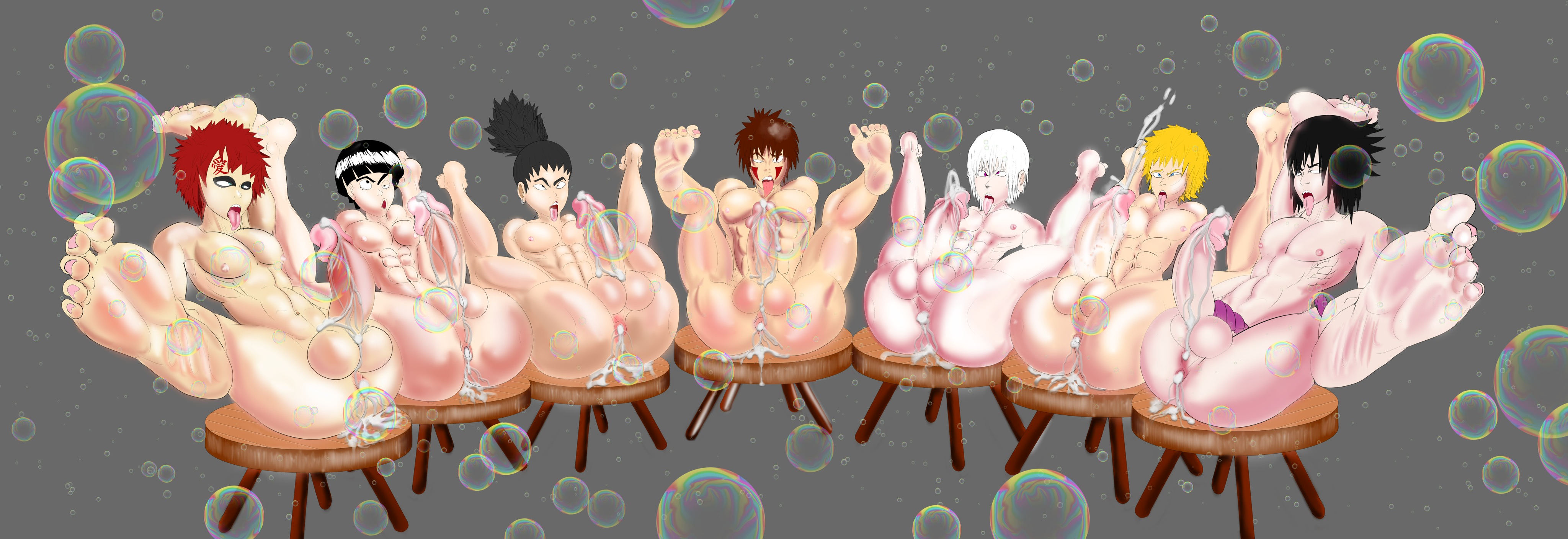 Rule34 – If it exists, there is porn of it / oli oxen fri, gaara, hozuki suigetsu, inuzuka kiba, nara shikamaru, rock lee, sasuke uchiha, uchiha sasuke, uzumaki naruto / 603044