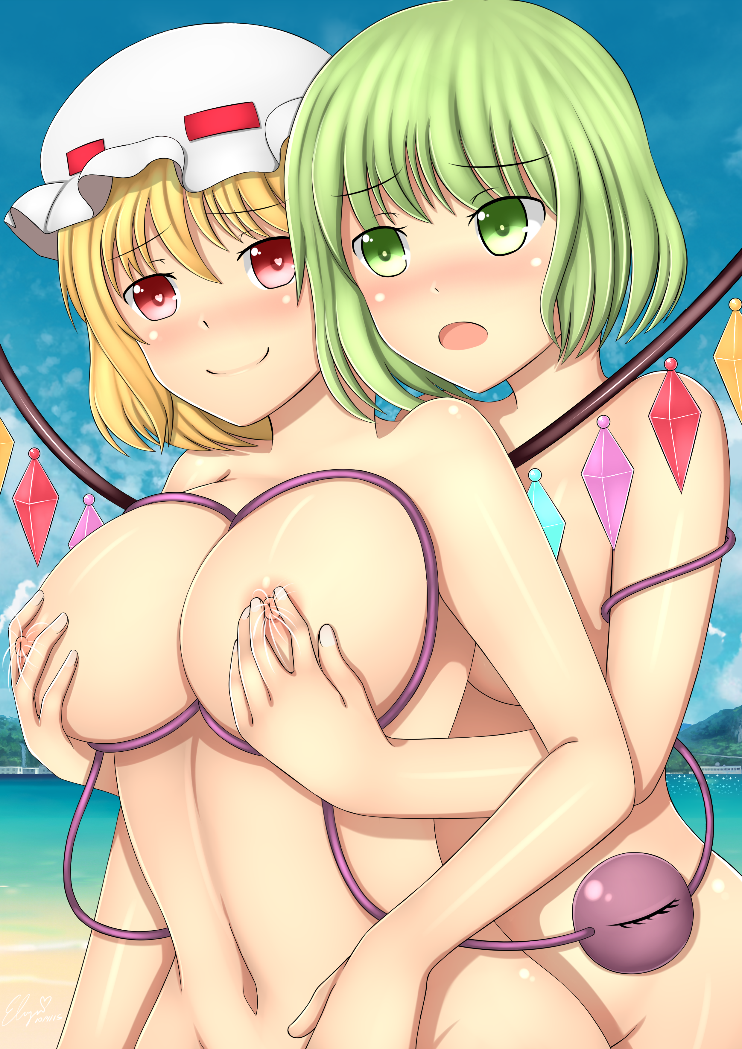 Rule34 – If it exists, there is porn of it / xerw, flandre scarlet, koishi komeiji / 603974