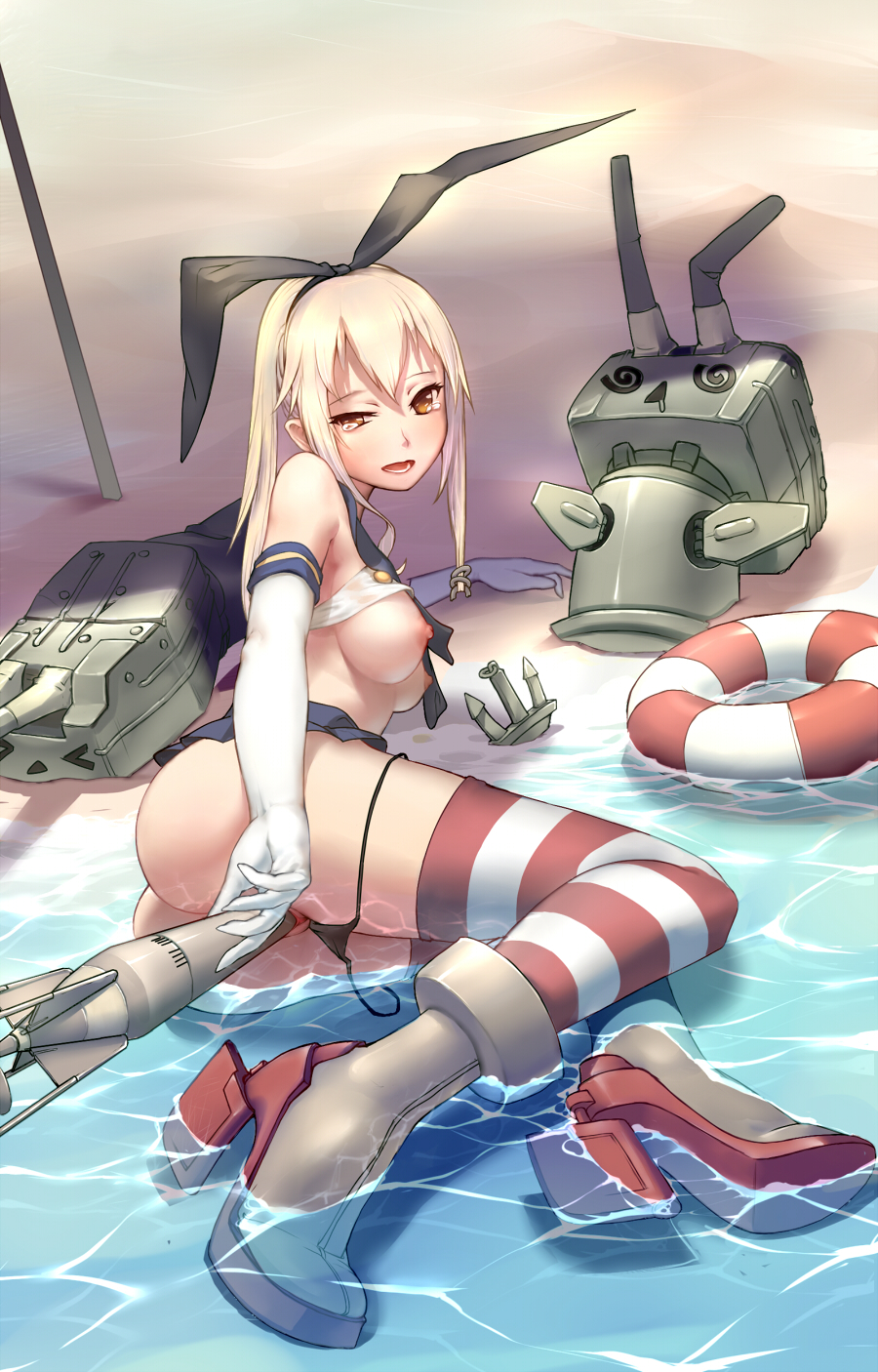 Rule34 – If it exists, there is porn of it / ex azusa, rensouhou-chan, shimakaze (kantai collection) / 604316