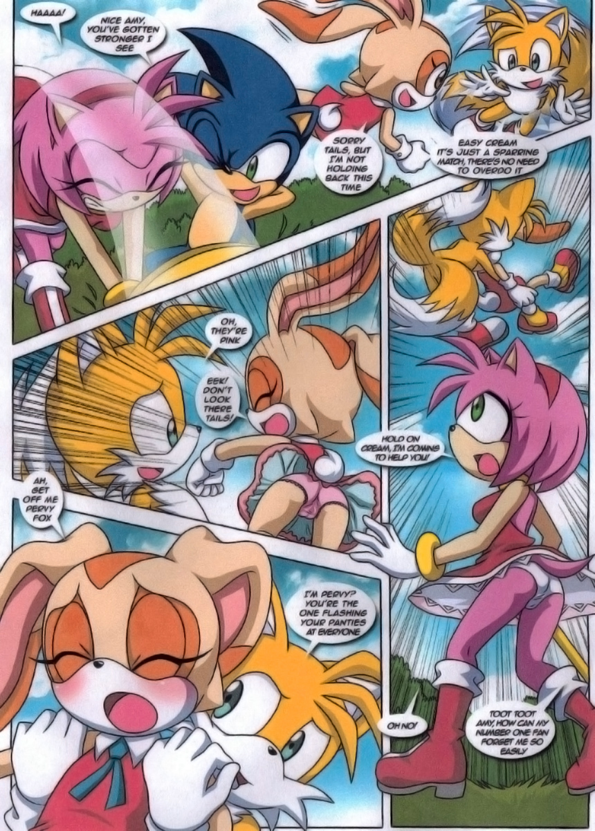 Rule34 – If it exists, there is porn of it / palcomix, amy rose, cream the rabbit, sonic the hedgehog, tails / 610508